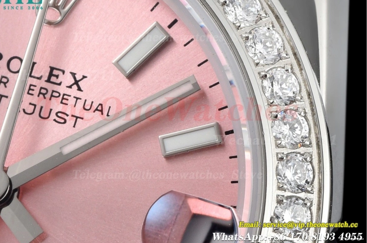 Pink MY8215 Dia SS 28mm Stk GDF SS Datejust 0512